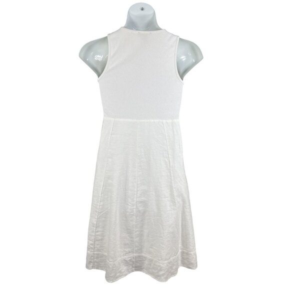 NWT Chelsea & Theodore Womens S Linen Babydoll Dress Sleeveless Pockets Beachy - Picture 2 of 16